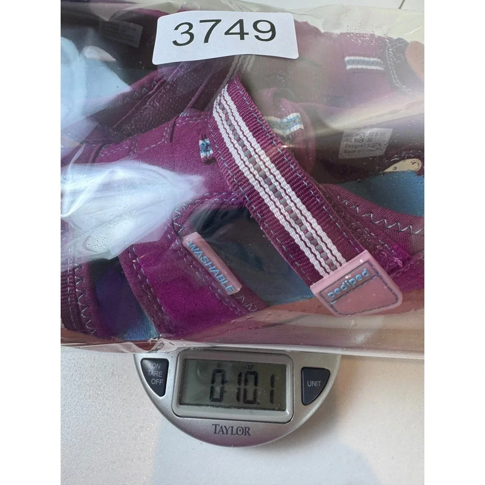 Pediped‎ Sahara Sandals Kids Size 12.5 13 Purple Washable Water Shoes Gorpcore